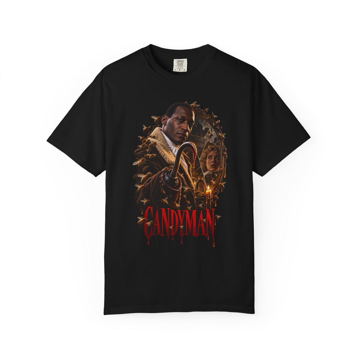 Candyman Movie Graphic T-Shirt — Vintage Poster Design — view 5