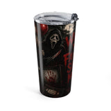 Horror Movie Tumbler - "What's Your Favorite Scary Movie?" 20oz Insulated Travel Cup