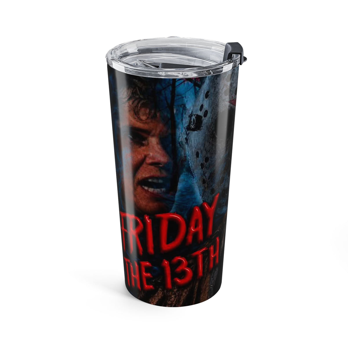 Friday the 13th Jason Horror Tumbler - 20oz Insulated Stainless Steel Travel Cup — view 3