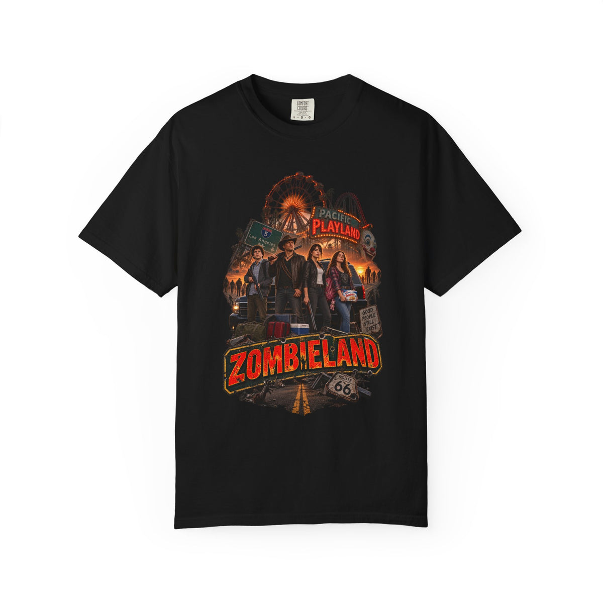 Zombieland Retro Movie Poster T-Shirt – Horror Comedy Graphic Tee — view 5