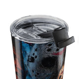 Friday the 13th Jason Horror Tumbler - 20oz Insulated Stainless Steel Travel Cup