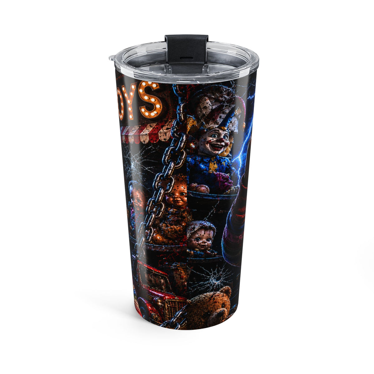 Child's Play Chucky 20oz Tumbler – Creepy Doll Slasher Horror Travel Cup — view 2