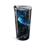 20oz Horror Jason Mask Tumbler — Dark Roses & Skull Travel Mug