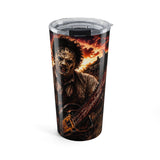 Texas Chainsaw Massacre Leatherface Newspaper 20oz Horror Tumbler
