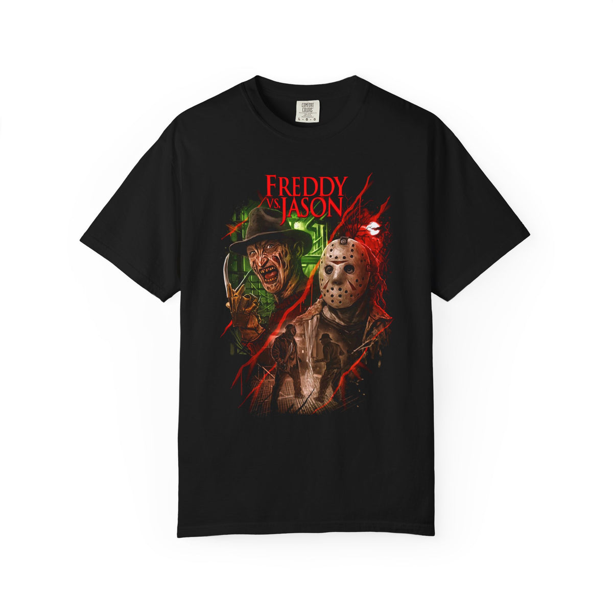 Freddy vs. Jason Movie T-Shirt – Freddy & Jason Graphic Tee — view 5
