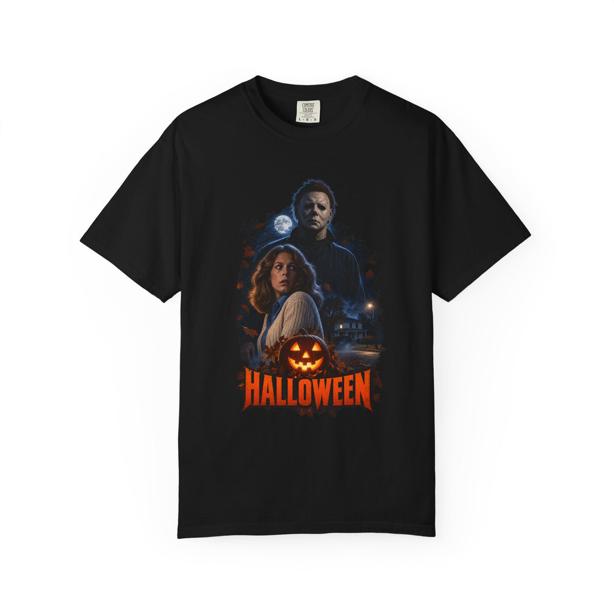 Halloween Horror Movie Poster T-Shirt — view 5