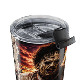 Texas Chainsaw Massacre Leatherface Newspaper 20oz Horror Tumbler