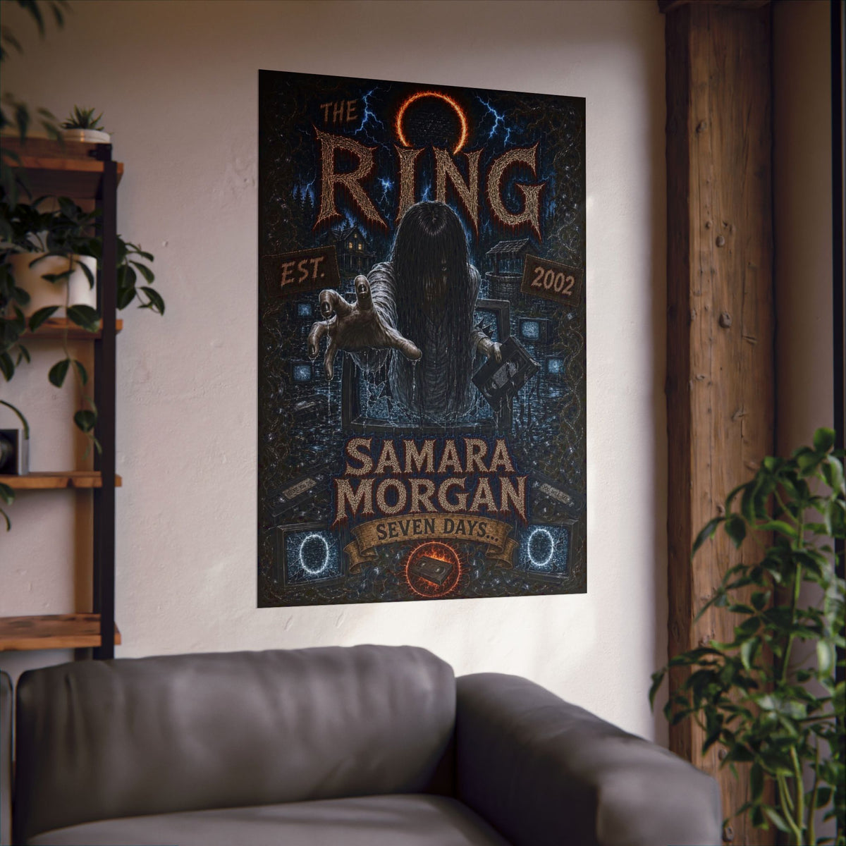 The Ring — Samara Morgan Matte Vertical Poster (Horror Movie Wall Art)