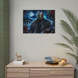 Horror Movie Poster — Jason Voorhees Lake Night Rolled Poster