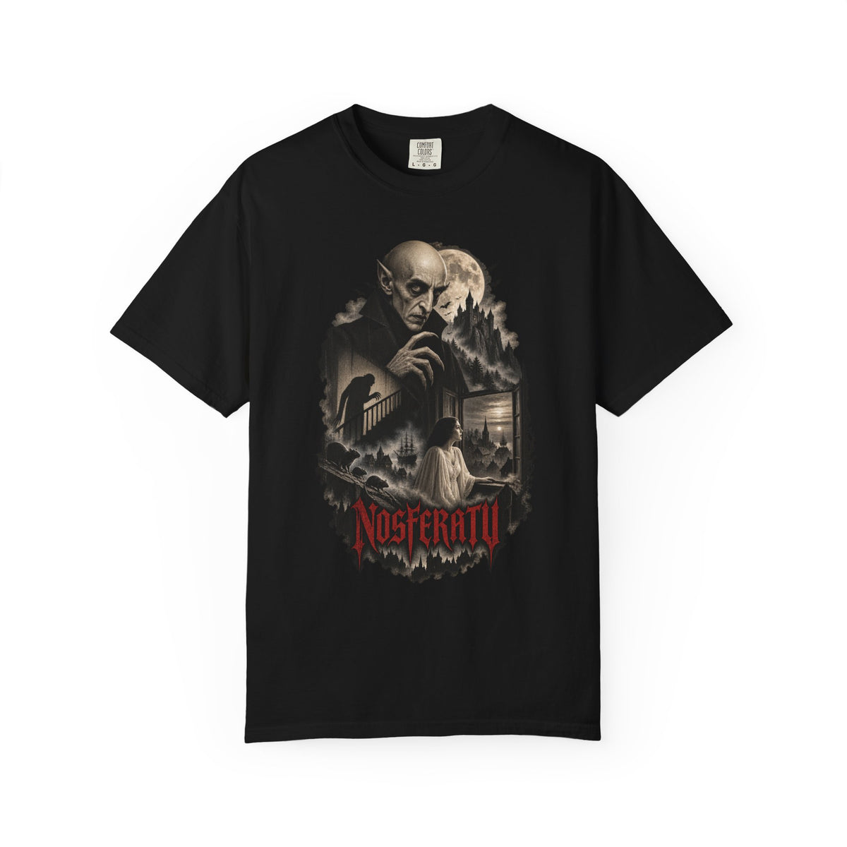 Nosferatu Vintage Vampire Horror T-Shirt — view 5