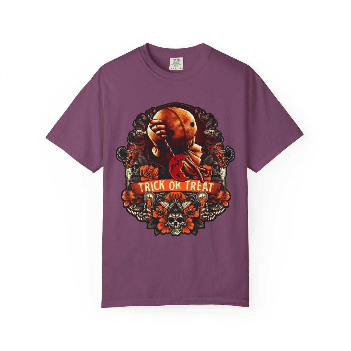 Trick R Treat Sam T-Shirt — 'Trick or Treat' Horror Graphic Tee