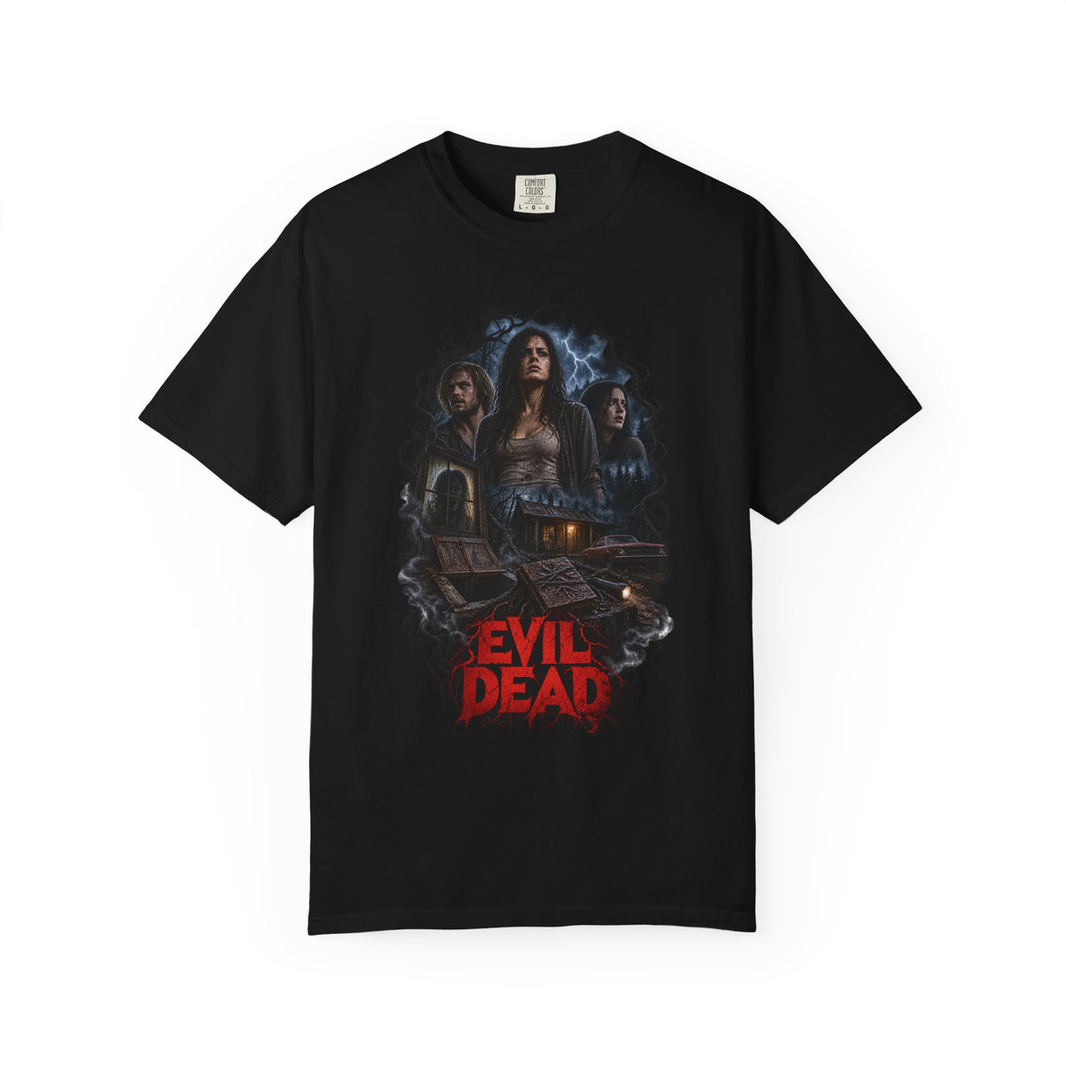 Evil Dead Retro T-Shirt – Classic Cult Horror Movie Graphic Tee — view 5