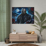 Horror Movie Poster — Jason Voorhees Lake Night Rolled Poster