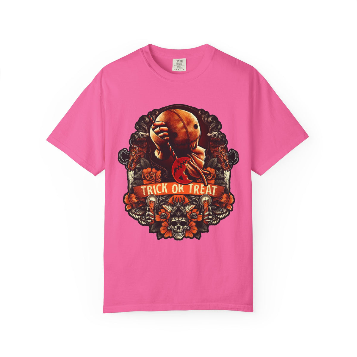 Trick R Treat Sam T-Shirt — 'Trick or Treat' Horror Graphic Tee