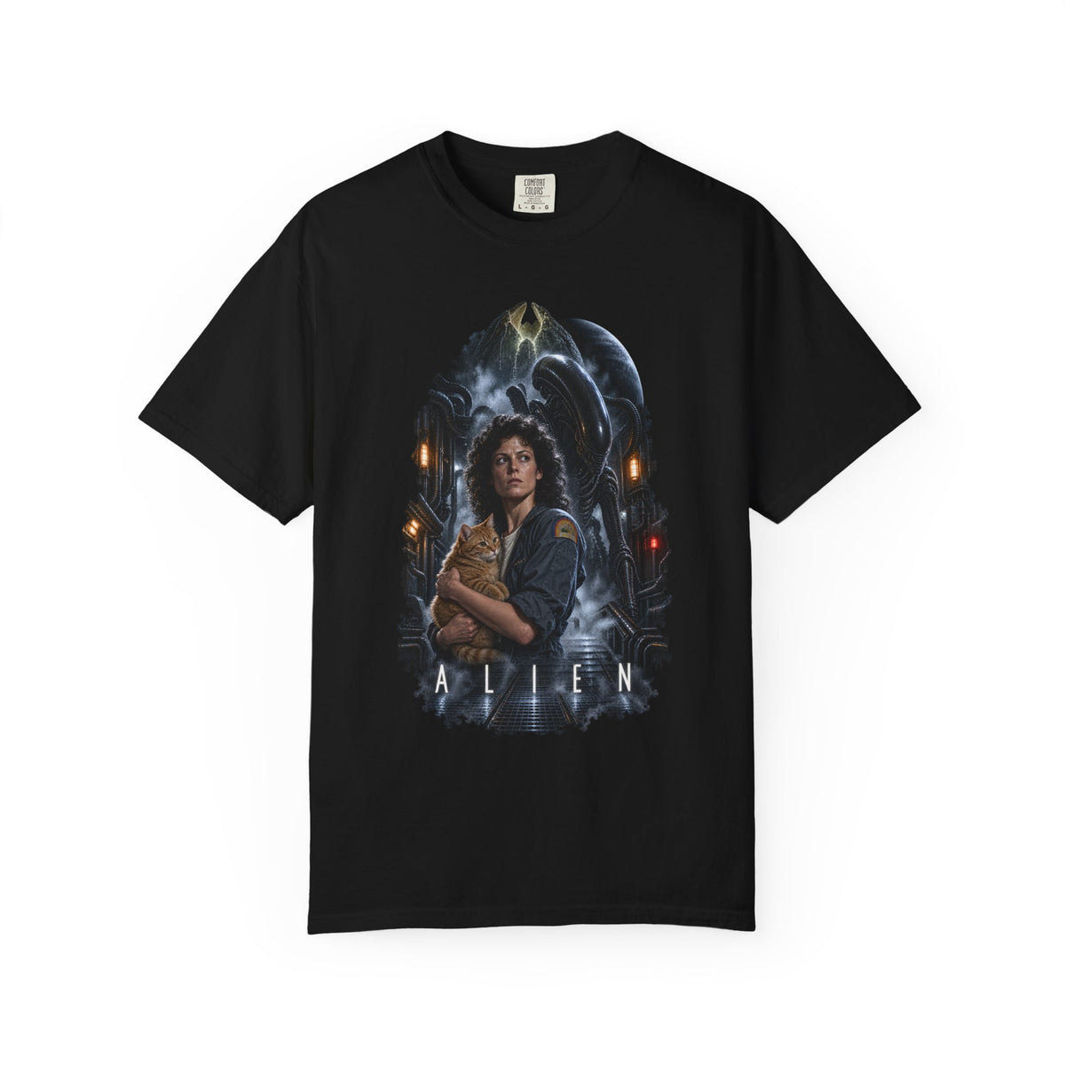 Alien Ripley Poster T-Shirt — Sci‑Fi Horror Movie Tee — view 5