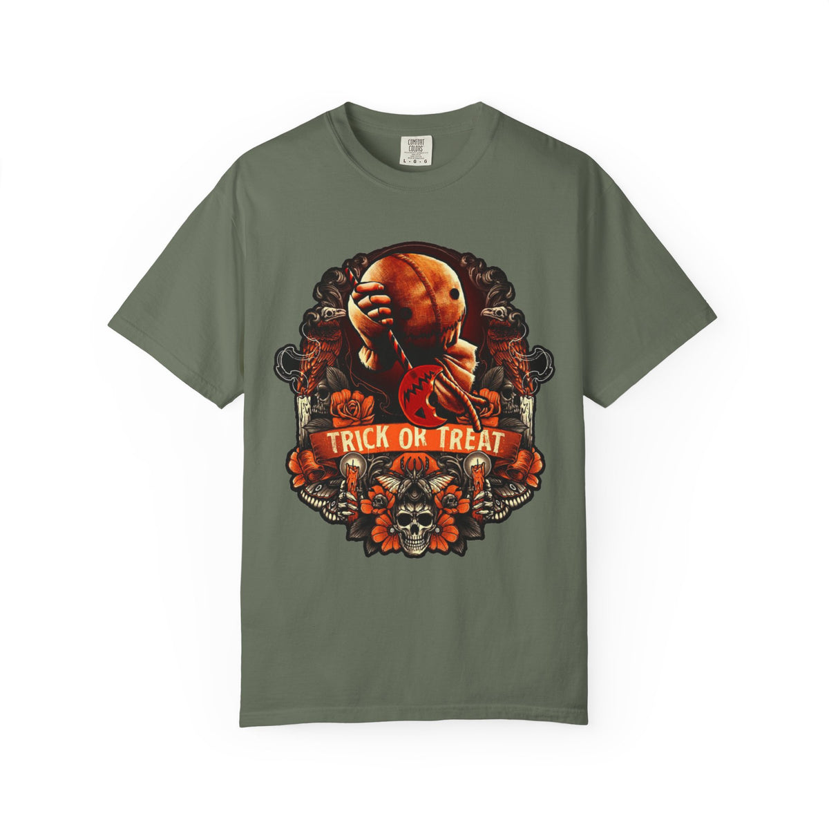 Trick R Treat Sam T-Shirt — 'Trick or Treat' Horror Graphic Tee