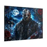Horror Movie Poster — Jason Voorhees Lake Night Rolled Poster