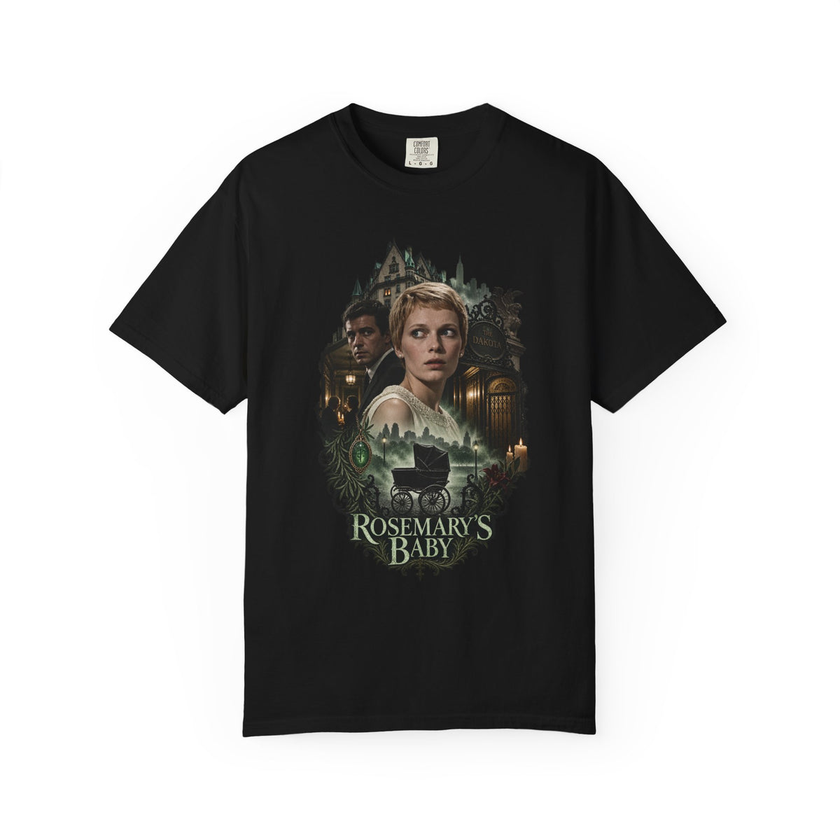 Rosemary's Baby Vintage Movie T-Shirt - Retro Horror Graphic Tee — view 5
