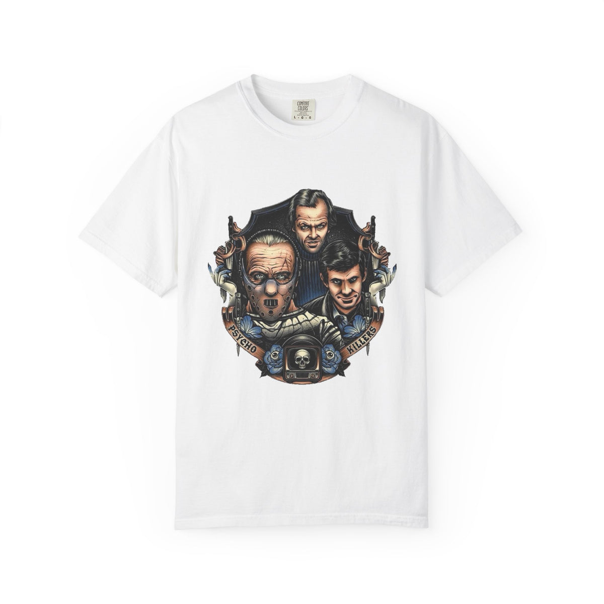 Movie Killer T-Shirt — Hannibal, Jack Movie Portrait Tee (The Cozy Killer Design)