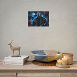 Horror Movie Poster — Jason Voorhees Lake Night Rolled Poster