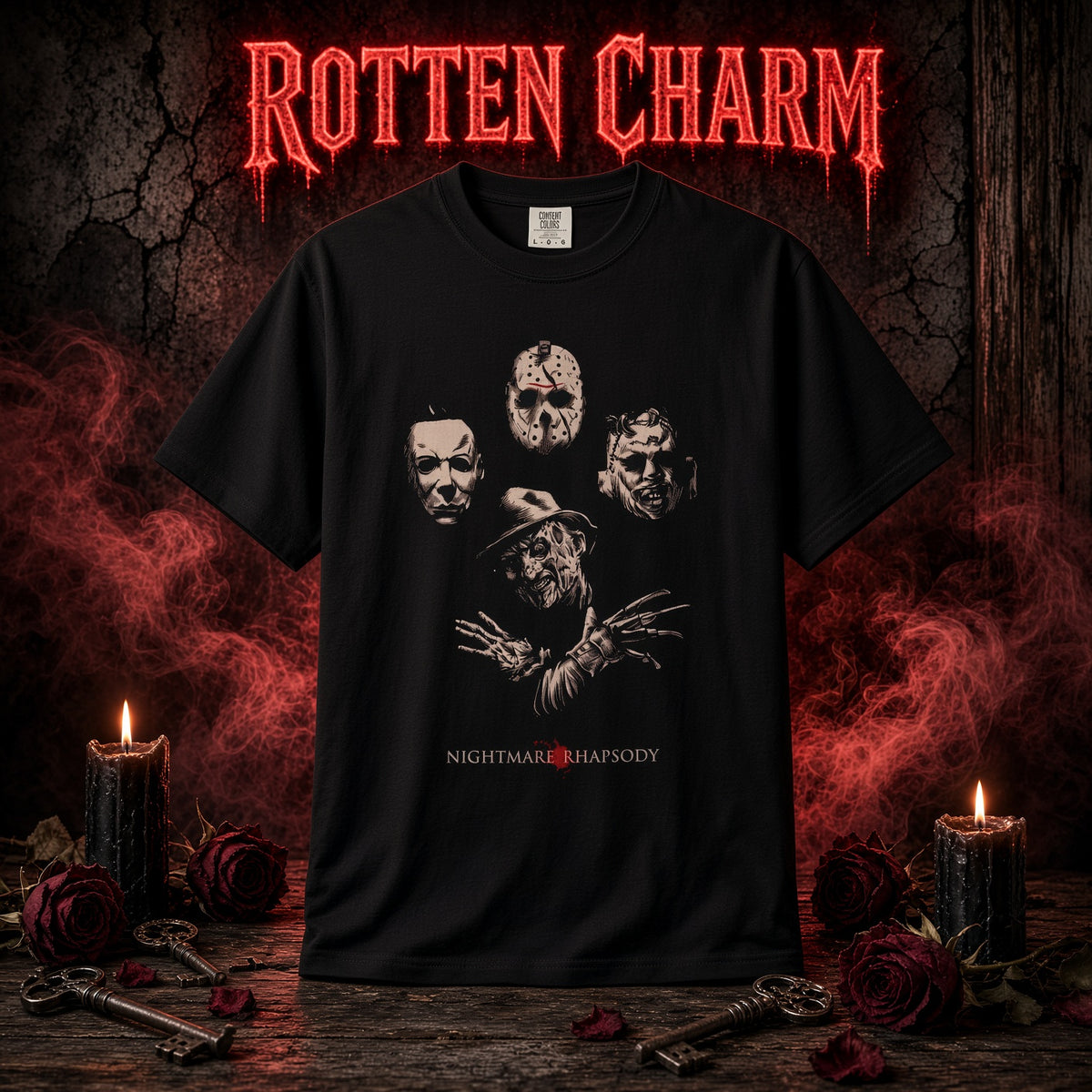 Horror Icons "Nightmare Rhapsody" T-Shirt