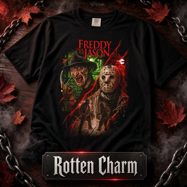 Freddy vs. Jason Movie T-Shirt – Freddy & Jason Graphic Tee