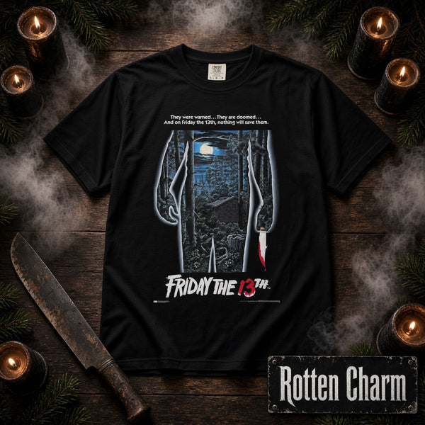 Friday the 13th Graphic Tee — Retro Horror Movie Poster T-Shirt