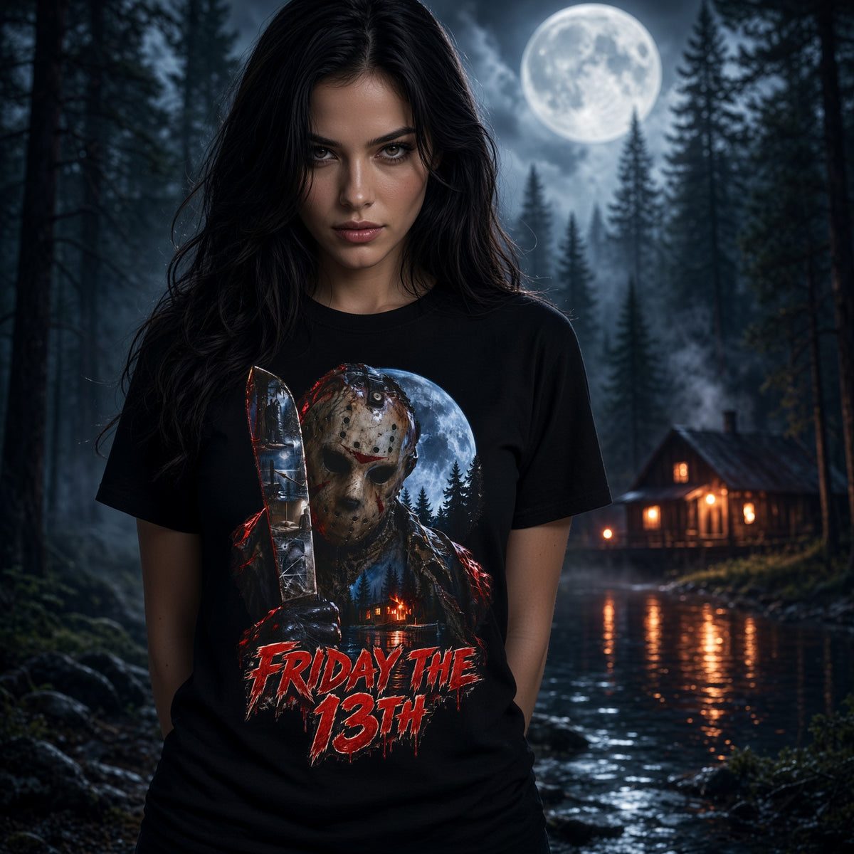Friday the 13th Jason Voorhees Horror T-Shirt — view 2